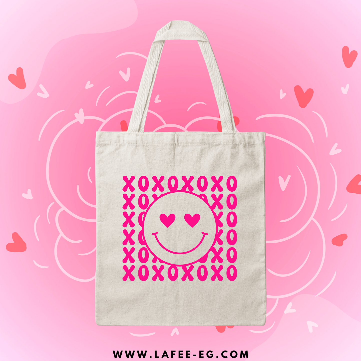 LOVE FACE TOTE BAG