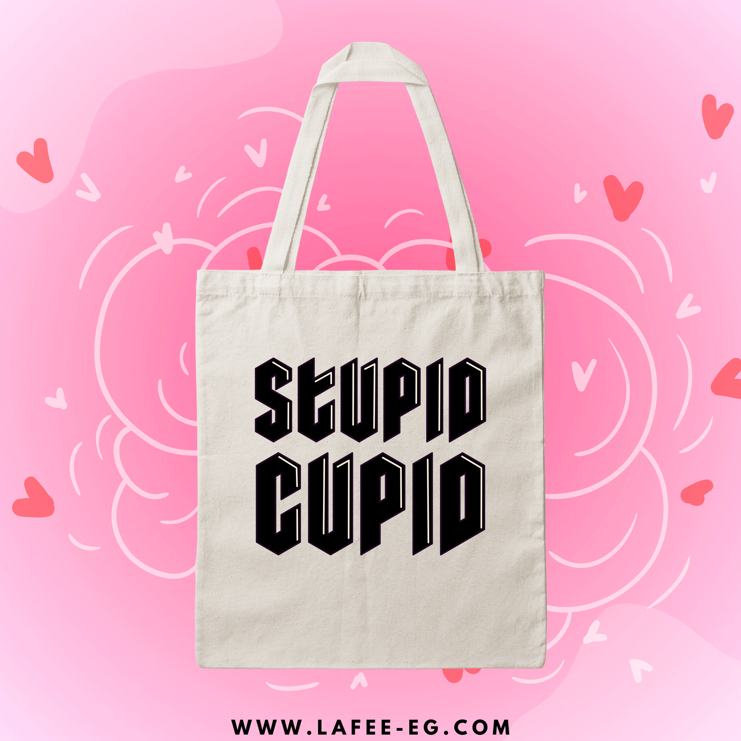 STUPID CUPID TOTE BAG