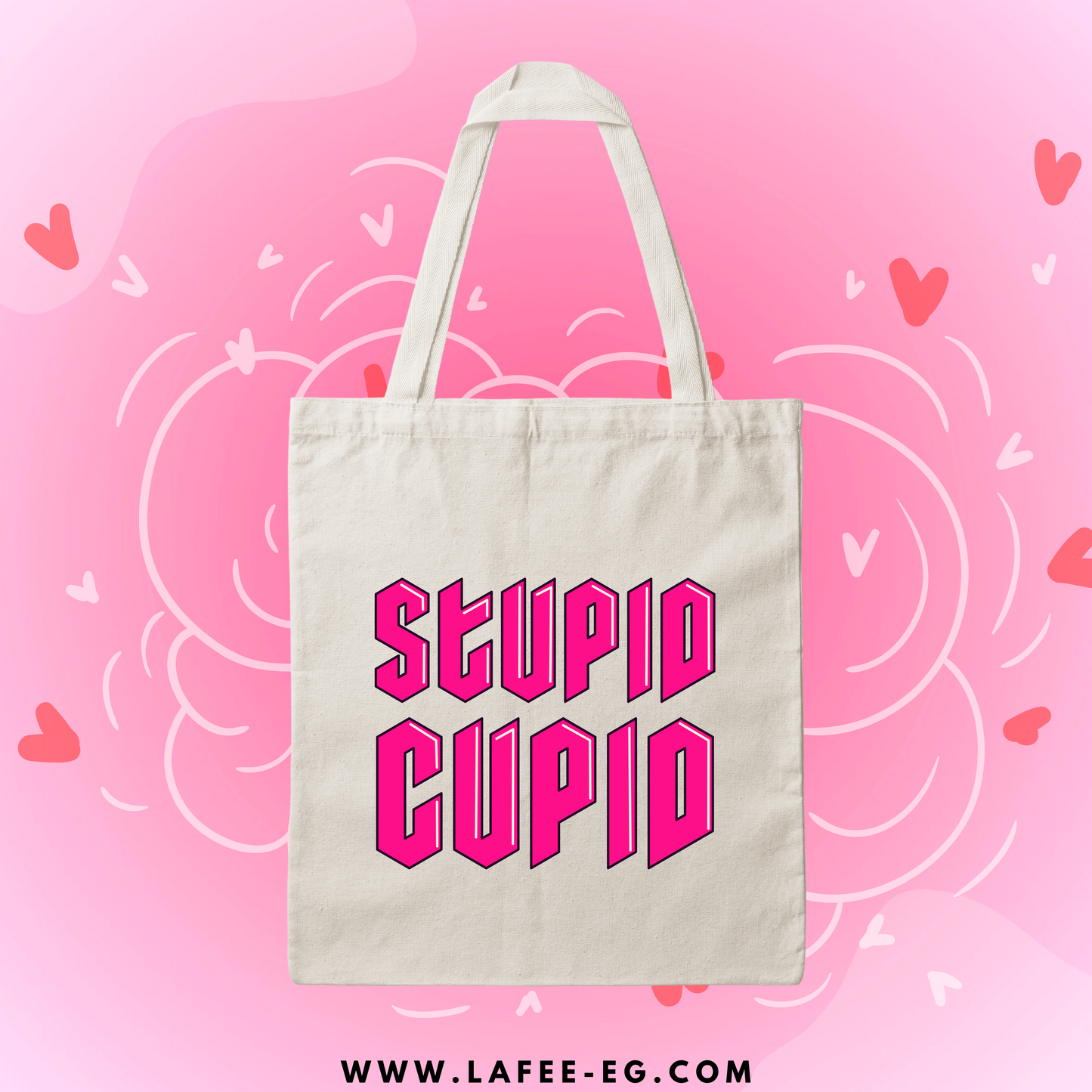 STUPID CUPID TOTE BAG