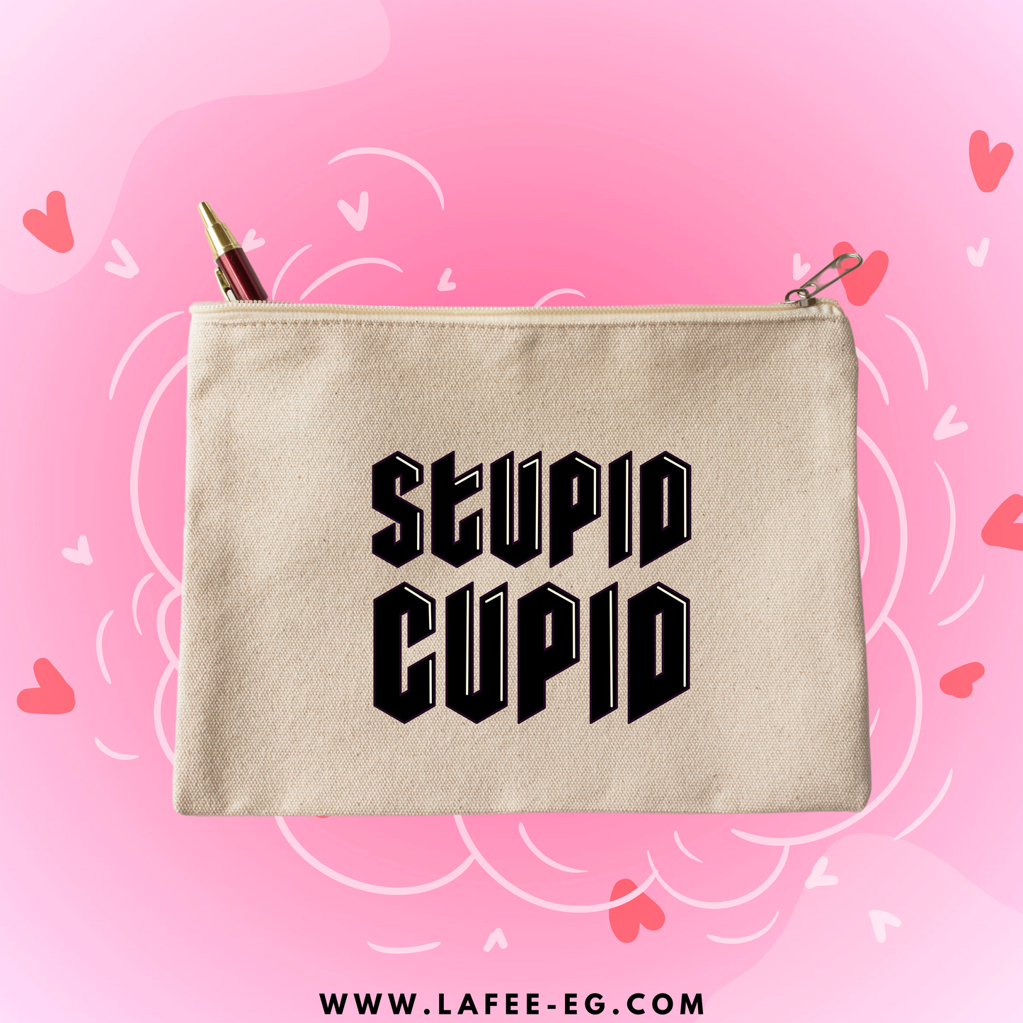 STUPID CUPID PENCIL CASE